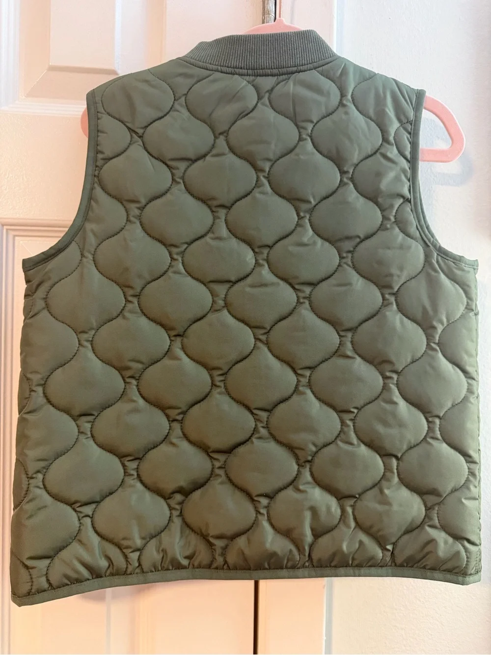 Janie and Jack Girls Olive Green Quilted Vest Size 5–6 | NWOT